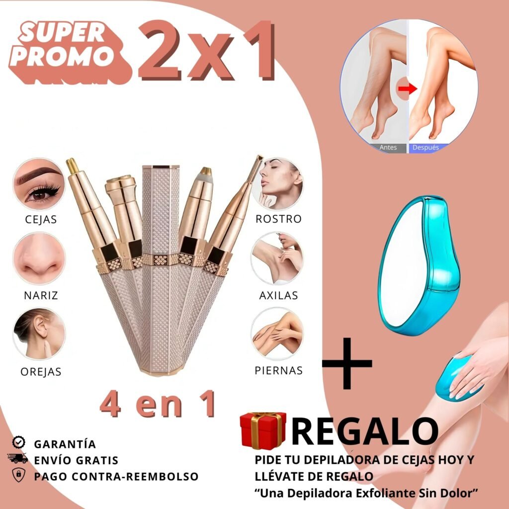 depiladora facial 4 en 1